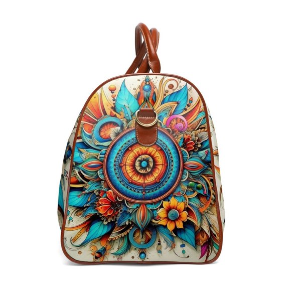 waterproof travel bag boho,Unisex travel bag,  Everyday Travel Bag, Colorful - Picture 3 of 9